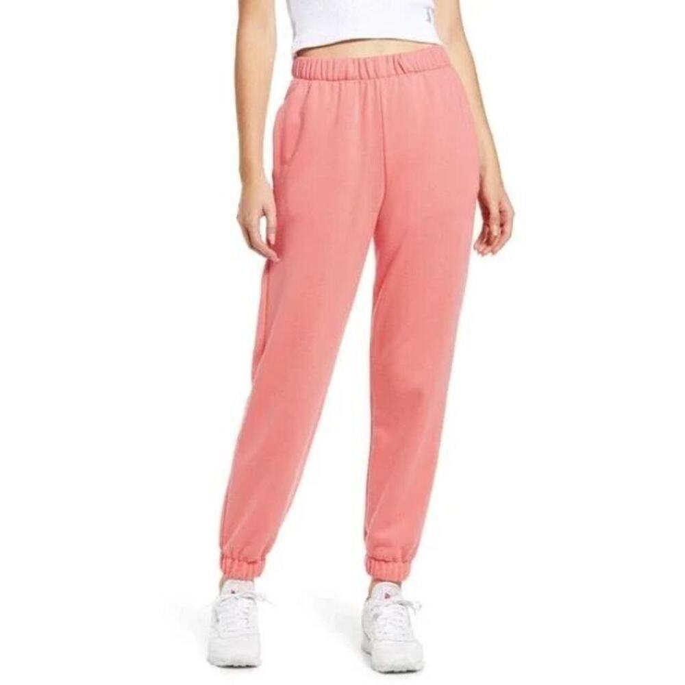 Circle‎ X Women's Elastic Ankle Cozy Jogger Sweatpants in Coral XLarge MSRP $35